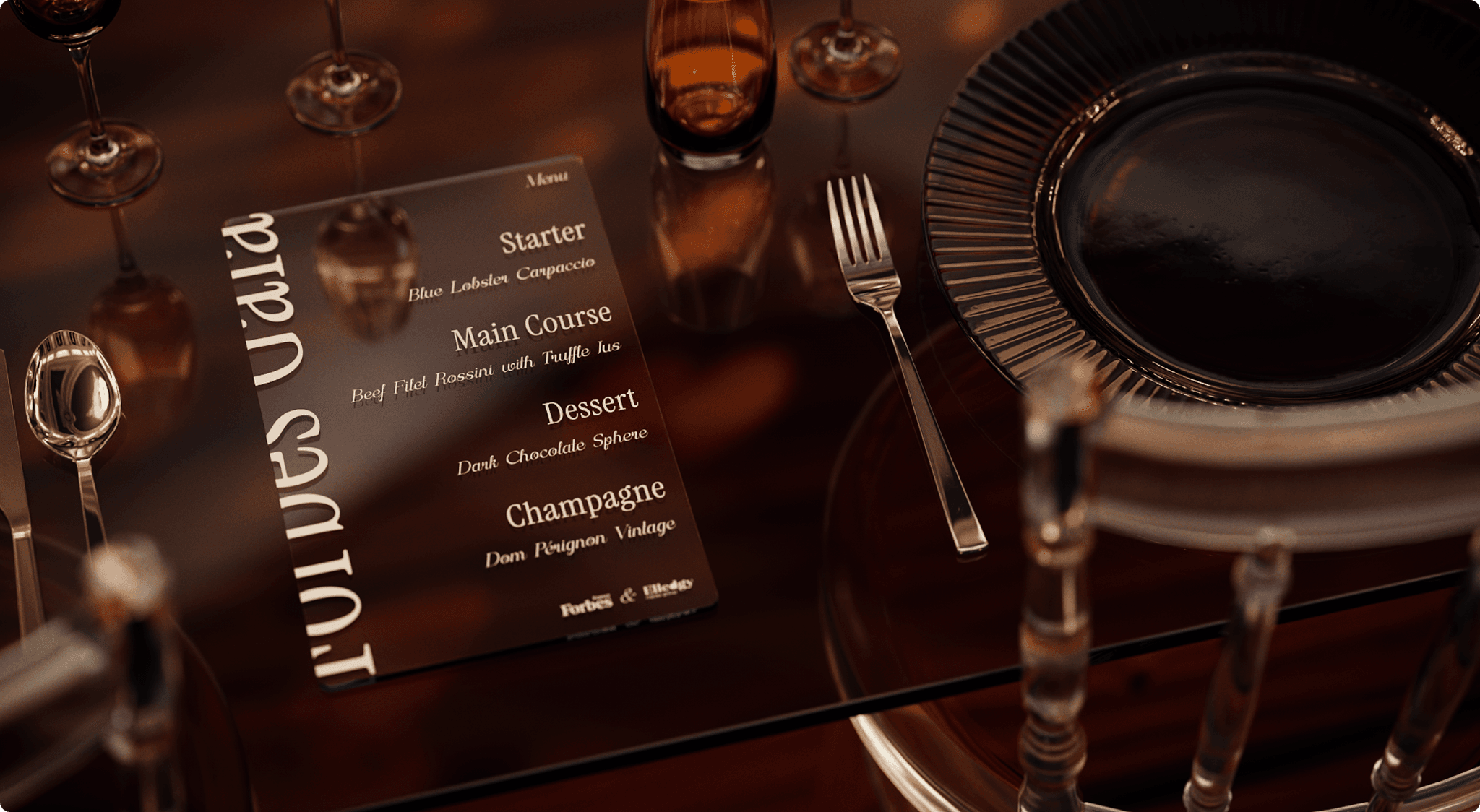 Forbes France: Menu