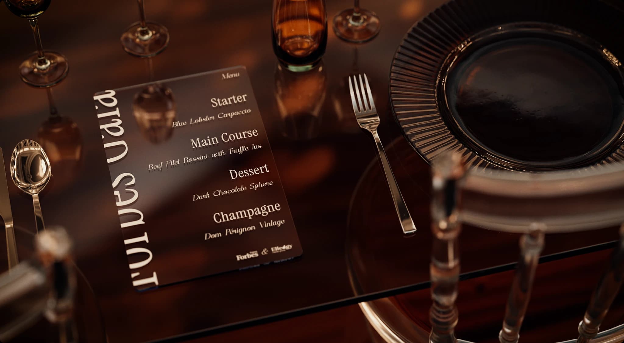 Forbes France: Menu